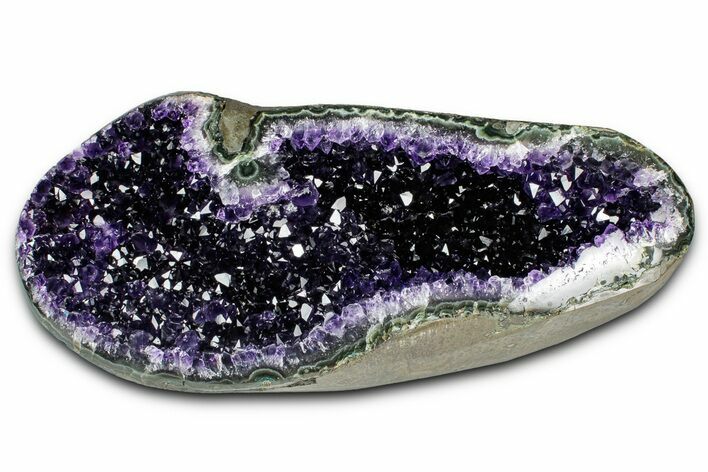 Sparkly Deep-Purple Amethyst Geode - Uruguay #345972